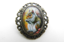 Broche nostalgie eekhoorn