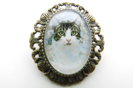 Broche nostalgie poes 8