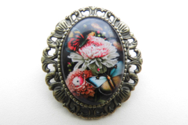 Broche nostalgie bloem 11
