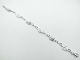 Zilveren indiaan - mattenkloppers bracelet