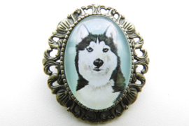 Broche nostalgie hond 5