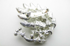 Broche schitterende pauw.