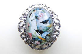Broche nostalgie vogeltjes 1
