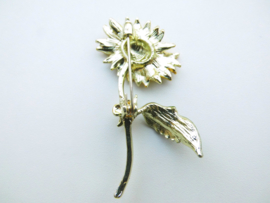 Broche zonnebloem.