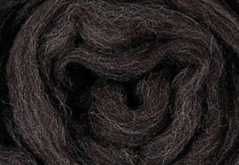 Lontwol: Zwartbles - bruin-zwart (kl964)