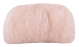 Alpacawol gekaard - licht beige / créme - 30 gram
