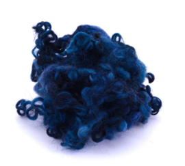 Masham gesorteerd en gekamd - donkerblauw - 5 gram