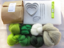 Viltproject: hartjeshanger - bloem