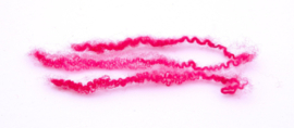 Leicester gesorteerd en gekamd - intens rose - 5 gram