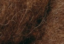 Vlieswol bergschaap - bruin (1 kilo)