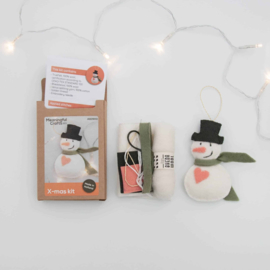 Kerstversiering Sneeuwpop
