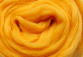 Merino lontwol: goudgeel (kl122)