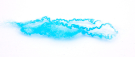 Leicester gesorteerd en gekamd - turquoise - 5 gram