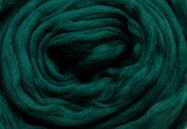 Merino lontwol: donker groen (kl179)