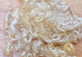 Mohair - gesorteerd en gekamd - 10 gram