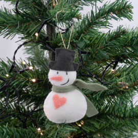 Kerstversiering Sneeuwpop