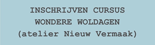 Inschrijving workshop wolvilten