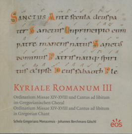 Kyriale Romanum III | XIV - XVIII en Cantus ad libitum I en II
