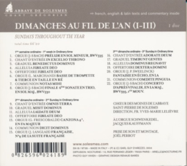 Solesmes | Dimanches au fil de l'an (I-III) - Zondagen door het jaar (1-3)