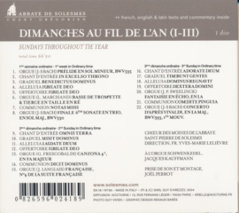 Dimanches au fil de l'an (I-III) - Zondagen door het jaar (1-3)