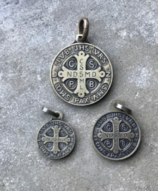 Medaille St. Benedictus  | brons  metaal