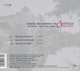 Solesmes | Ascension • Pentecôte • Trinité | Hemelvaart • Pinksteren • Heilige Drie-eenheid