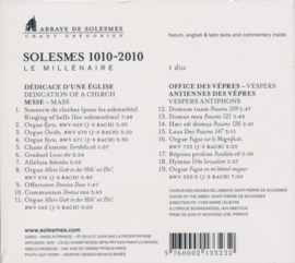 Solesmes 1010 - 2010 | Le Millénaire - Duizend jaar Solesmes