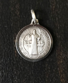 Medaille St. Benedictus  | Zilver  18 mm