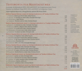 Testimonia tua meditatio mea | Zondagen XXVI-XXX en XXXIV