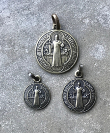 Medaille St. Benedictus  | brons  metaal