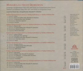 Mirabilia fecit Dominus | Zondagen XXI-XXV en XXXII