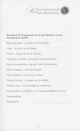 In de leerschool van Sint Benedictus