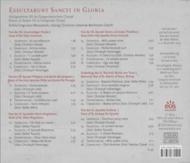 Exsultabunt Sancti in Gloria | Heiligenfeesten III