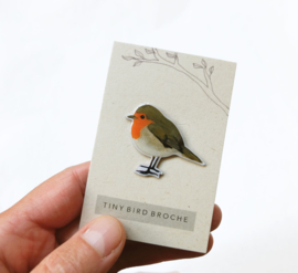 tiny bird broche  | Robin