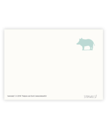 postcard | Wild pig