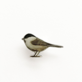 tiny bird broche | Marsh tit