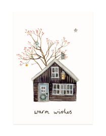 mini card | Christmas house (A7)