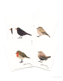 cadeaukaartje | Vogels (set)