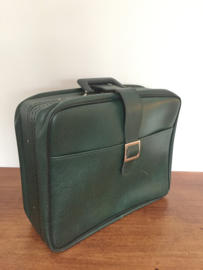 Vintage koffer, groen skai