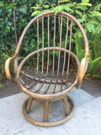 kleur Eigenwijs gesmolten Vintage manou rotan stoel | Verkocht | GaafinHuis