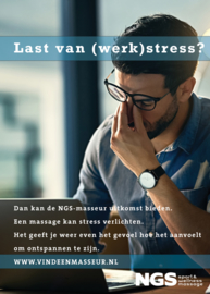 ACTIE! Posters en flyers - Last van (werk)stress? + PDF met handige tips en magazine