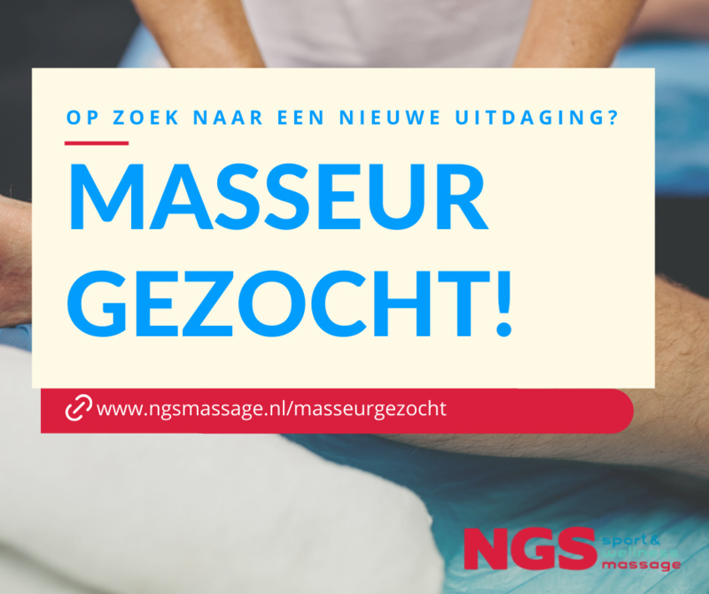 NGS-masseur®  gezocht!
