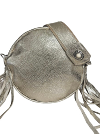 Crazy Golden Cow tas Chakra met Ivory steen