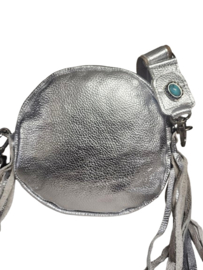 Crazy Silver Cow tas Chakra met turquoise steen