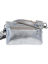 Crazy Silver Cow Shiva double bag met Ivory steen