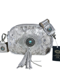 Crazy Silver Cow Karma met turquoise steen