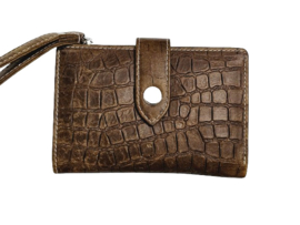 Lederen Bruin/Cognac Caiman Donna Wallet