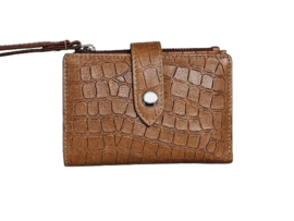 Lederen Cognac Caiman Donna Wallet