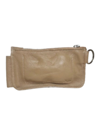 Rio portemonneetje hailey koeienhuid met turquoise steen