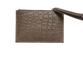 Lederen Bruine Croco Lisa Wallet